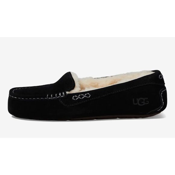 Ugg Ansley Slipper/Moc in Black NWOB Size 8 - Picture 3 of 8